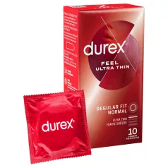   Durex Feel Ultra Thin - ултра тънки презервативи - натурален латекс - 10 броя