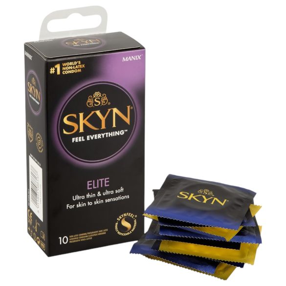 Manix SKYN Elite - ултра тънки латексобез съдържаще презервативи (10 бр.)
