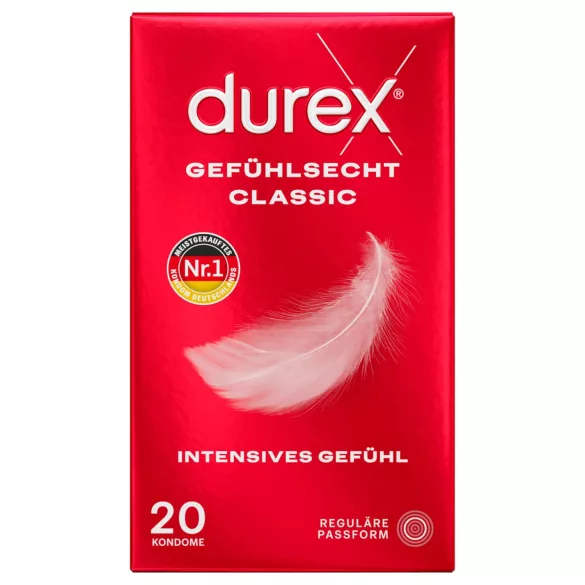 Durex - екстра тънък презерватив (20 бр.)