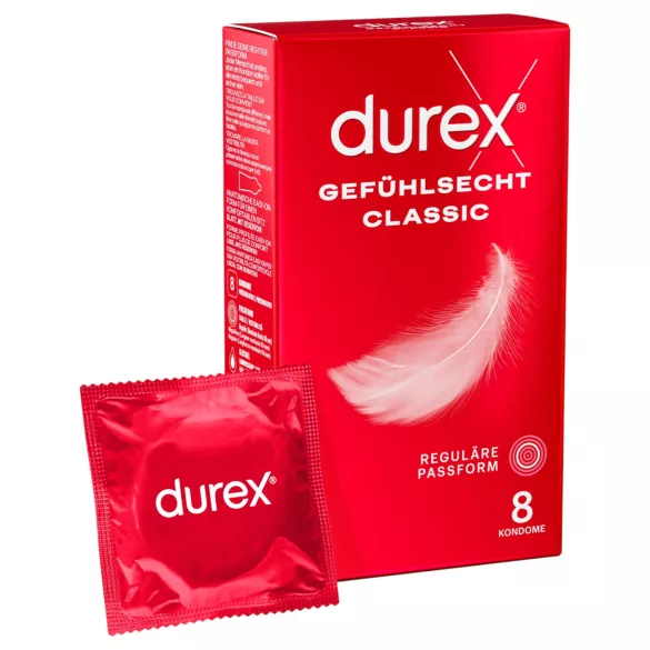 Durex - екстра тънки презервативи (8 бр.)