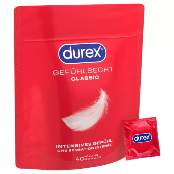 Durex - екстра тънки презервативи (40 бр.)