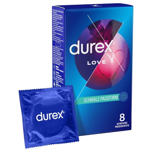 Durex Love - Slimfit презервативи (8 бр.)