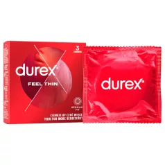   Durex Feel Thin - презерватив с естествено усещане (3 бр.)