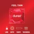 Durex - тънък презерватив - естествено усещане - 3 броя