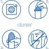 Durex - тънък презерватив - естествено усещане - 3 броя