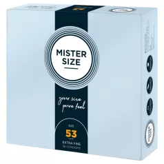  Mister Size - тънък презерватив - 53мм - 36 броя