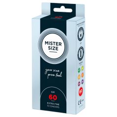   Mister Size тънък презерватив - 60мм (10бр)