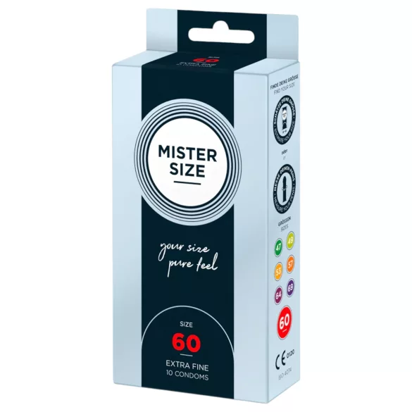 Mister Size - тънък презерватив - 60мм - 10 броя