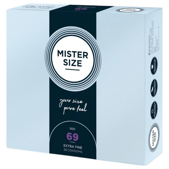Mister Size тънък презерватив - 69mm (36 бр.)