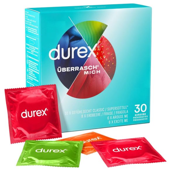 Durex - Пакет ароматизирани презервативи (30 бр.)
