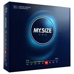   My.Size Pro - екстра тънък презерватив - 60 мм (36 бр.)