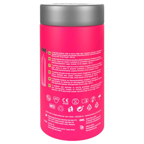 ONE Flavor Waves - ароматизирани презервативи - микс (12 бр.)