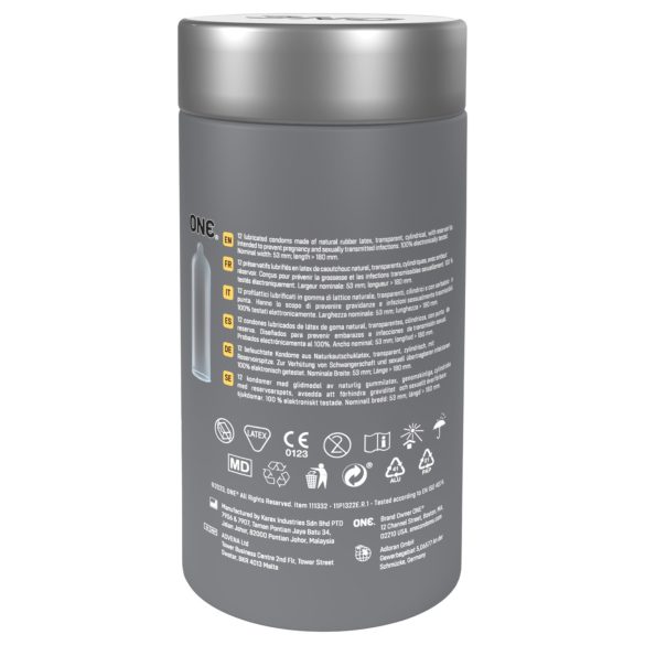 ONE Hyperthin - ултра тънък презерватив - 12 броя