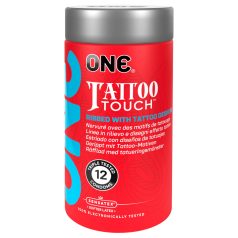   ONE Tattoo Touch - презервативи с татуирани мотиви - 12 броя
