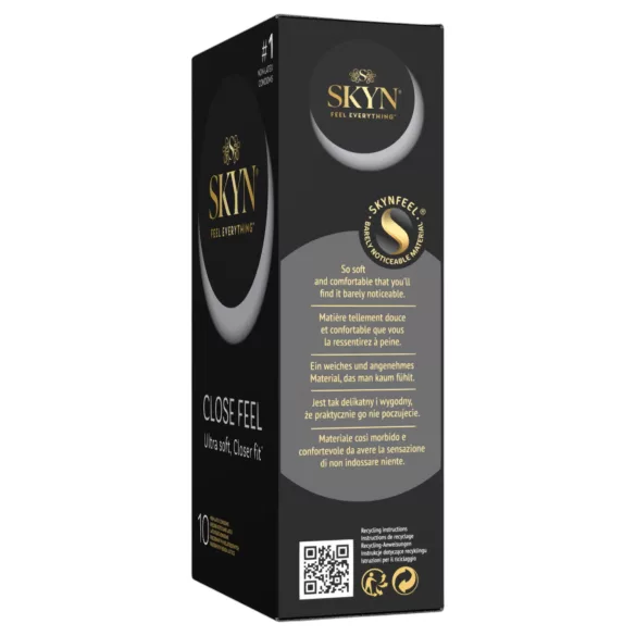 SKYN Close Feel - латекс-free, по-тесен презерватив (10 бр.)