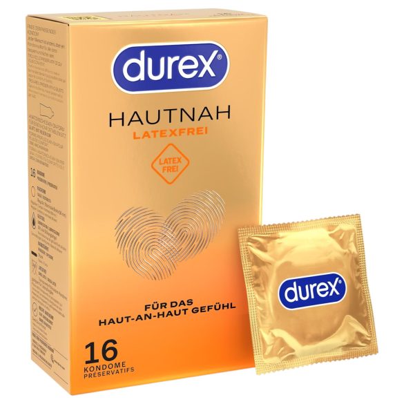 Durex Hautnah - латексов презерватив без латекс - 16 броя