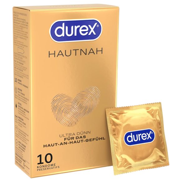 Durex Hautnah - тънки презервативи - екстра чувствителни - 10 броя
