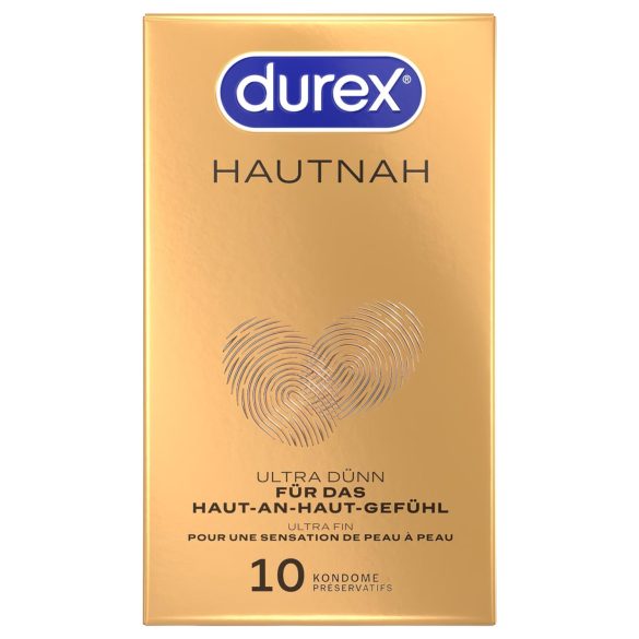 Durex Hautnah - тънки презервативи - екстра чувствителни - 10 броя