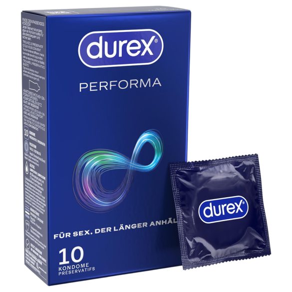 Durex Performa - презервативи с удължено действие - 10 броя