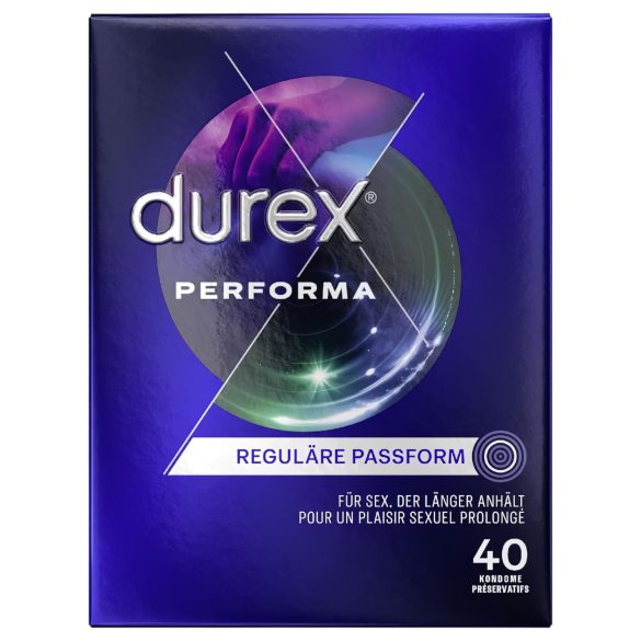 Durex Performa - забавящи презервативи - 40 броя