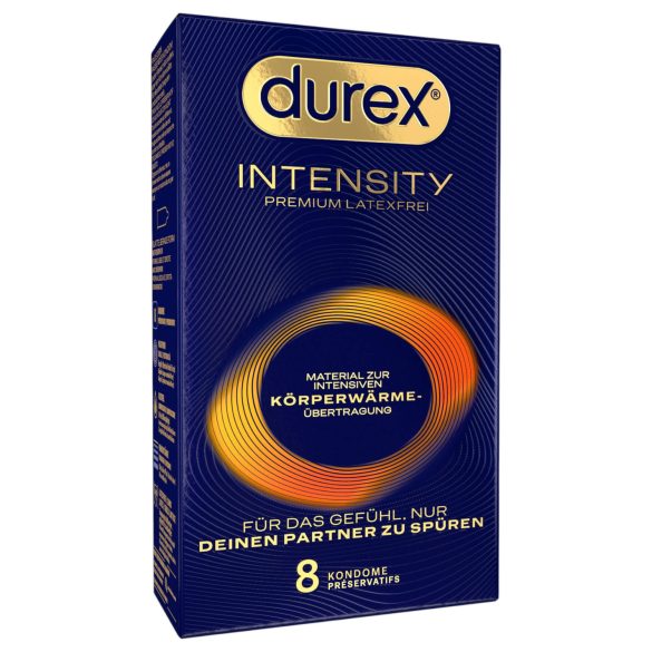 Durex Intensity - тънки безлатексни презервативи - 8 броя