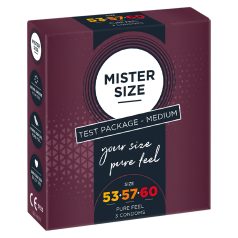   Тестов пакет Mister Size презервативи - 3 броя