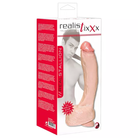 realistixxx Giant - екстра голям дилдо (естествен цвят)