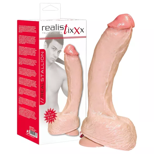realistixxx Giant - екстра голям дилдо (естествен цвят)