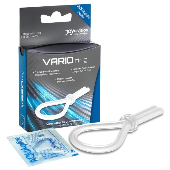 JoyDivision - пенис пръстен - прозрачeн VARIOring