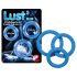 You2Toys - Трио пенис пръстени Lust - синьо