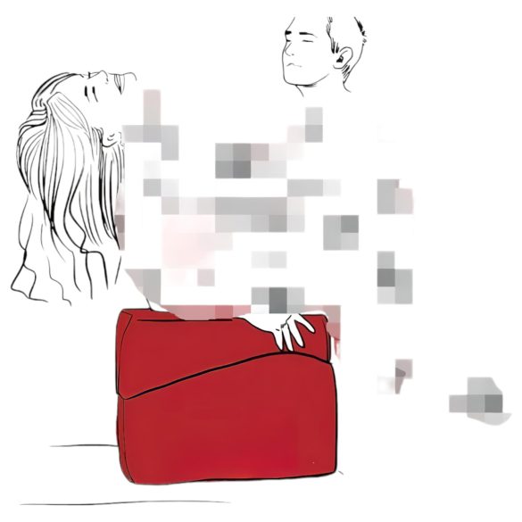 Liberator - комплект еротични възглавници (черни)