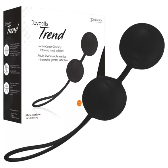 Joyballs Trend - вагинални топчета - черни