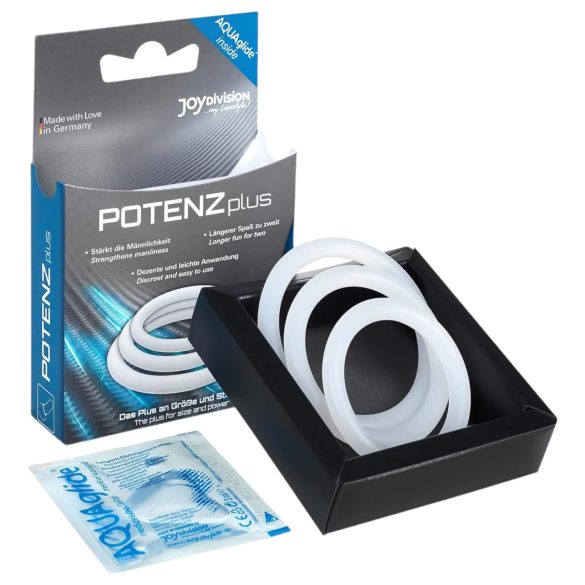 POTENZplus пенис пръстен - комплект (3 бр.)