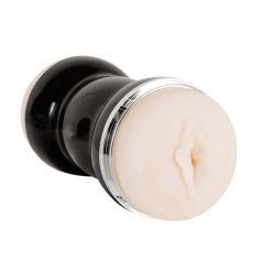   You2Toys - вагина и анус мастурбатор - двоен, черен