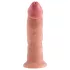 King Cock 9 - реалистично дилдо с вендуза - 23см - телесен цвят