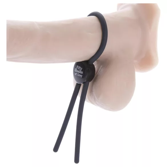 Fifty Shades of Grey - пенис ринг Again and Again - силикон - сив