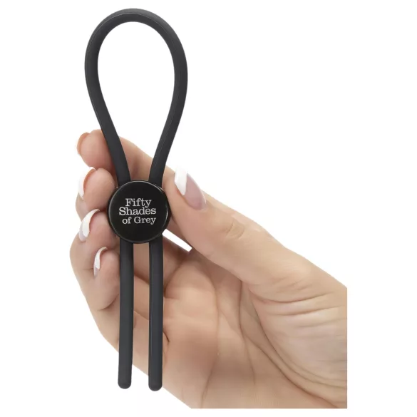Fifty Shades of Grey - пенис ринг Again and Again - силикон - сив