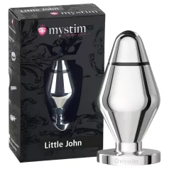   mystim Little John - малък електро анален плъг - сребрист