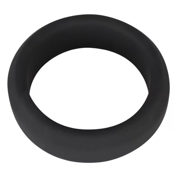 Black Velvets - пенис пръстен с дебели стени 3,8 см - черен