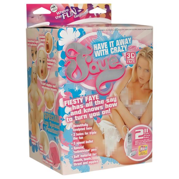 Faye реалистична надуваема жена