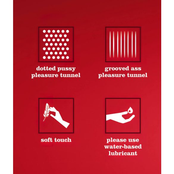 You2Toys - реалистично дупе за секс отзад - натурален цвят