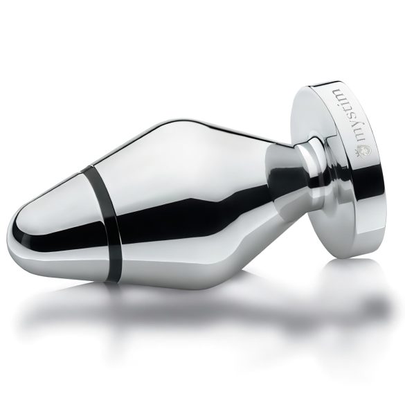 mystim Little John - електро анален плъг - голям - сребрист