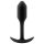 b-vibe Snug Plug 1 - Анален плъг с вътрешно тегло (55г) - черен