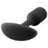 b-vibe Snug Plug 1 - Анален плъг с вътрешно тегло (55г) - черен