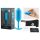 b-vibe Snug Plug 3 - Двоен анален плъг 180г - син