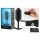 b-vibe Snug Plug 3 - двоен анален плъг (180g) - черен