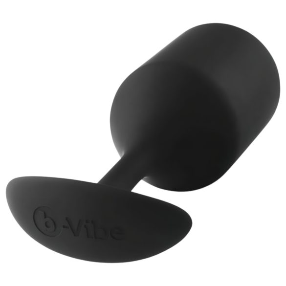 b-vibe - Анален плъг с две топчета - 257 г - черен
