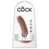 King Cock - дилдо - реалистичен пенис - кафяв - 15 см