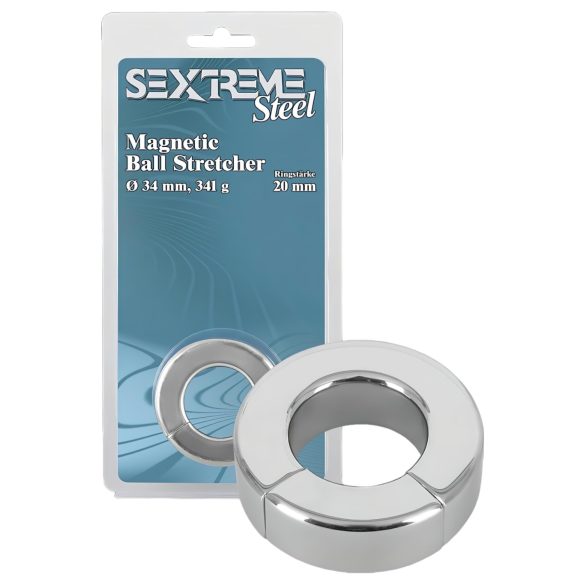 Sextreme - Магнитен пръстен и удължител за тестиси (341g)