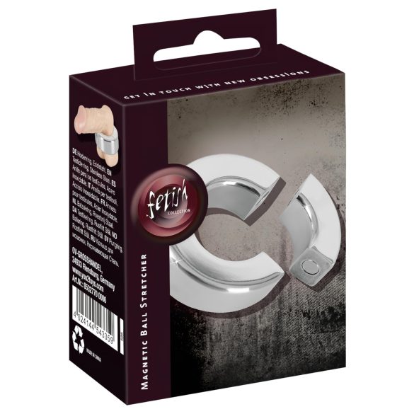 Sextreme - магнитен пенис пръстен и удължител за тестиси 341g